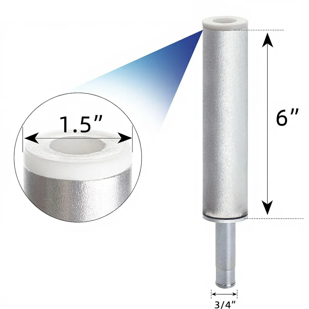 

3/4'' Boat Seat Pin Post Non-Threaded Marine Boat Seat Pedestal Base Post For Mounting Boat Seat Locking Boat Seat Post Pole