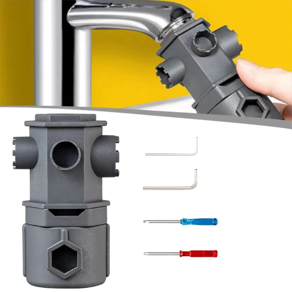 Alat Pembongkaran Desain Ringkas Proyek DIY Set Alat Tangan 100Mm Direkayasa untuk Ukuran Keran Penempatan Yang Tepat