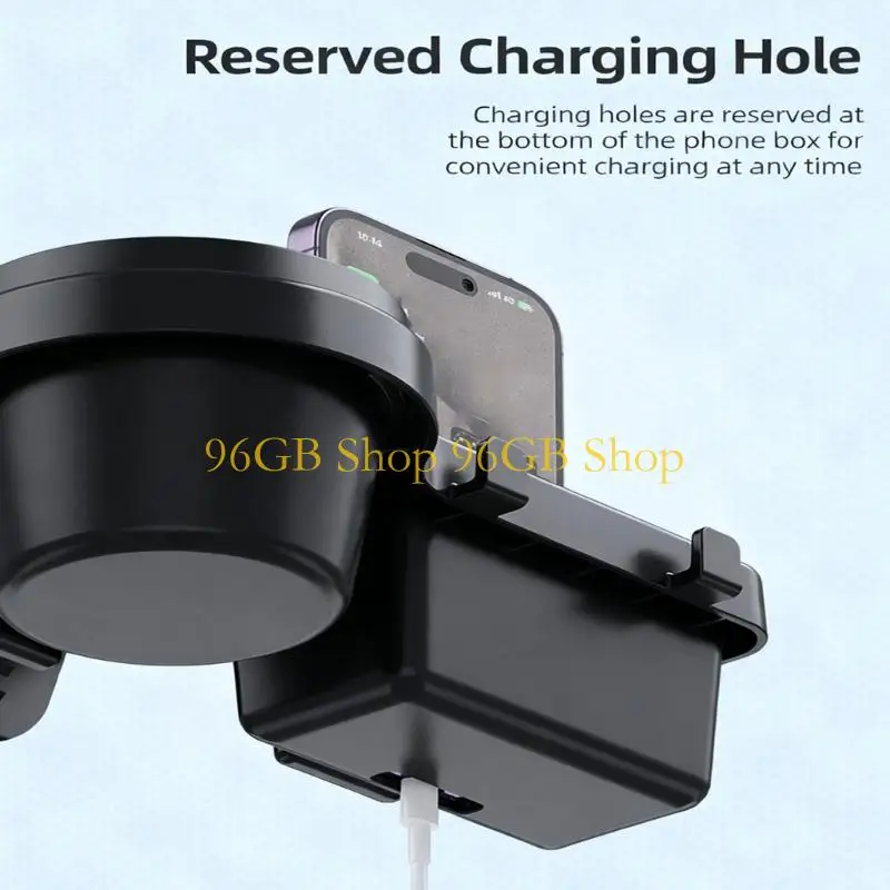 96GB ABS Plastic Car Organizers with Not Slip Pad & Dedicated Slots for Phone Water Bottles Various Car