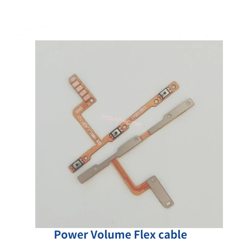 Novaphopat For Infinix Zero 8 X687 / Zero 8i X687B Power On Off Volume Up Down Ribbon Power Button Switch Flex Cable