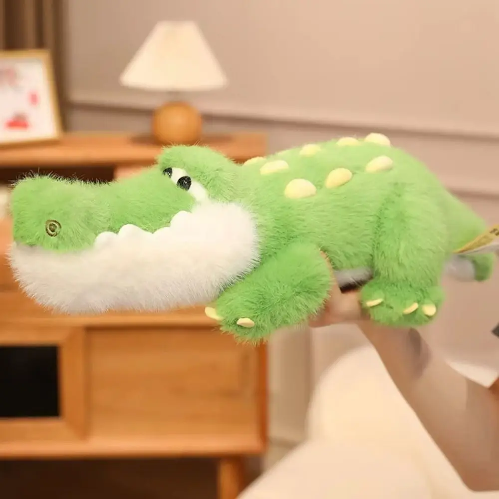 

Stuffed Animal Crocodile Doll Plush Toy Hugging Pillows Cartoon Stuffed Crocodile Dolls 50cm Green Crocodile Throw Pillows