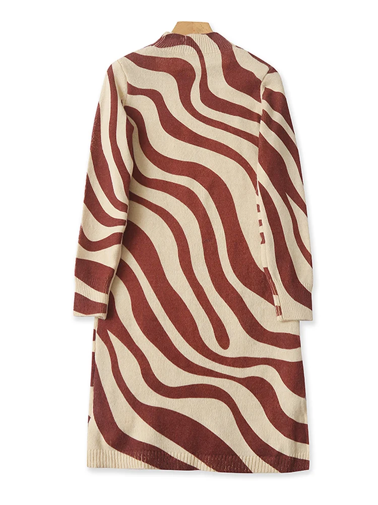 Collar Floral Knitted Dr Casual Long Sve Women's Overhead Sweater Dr Elastic Spring Autumn New Sle Warmth Heating