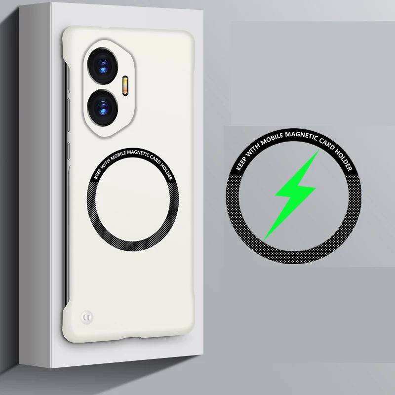 Für Magsafe Magnetische Einfarbig Harte PC Nicht Grenze Telefon Fall Für Honor 300 50 70 90 100 200 Ultra X60 Pro Magie 6 5 4 3 7 Pro