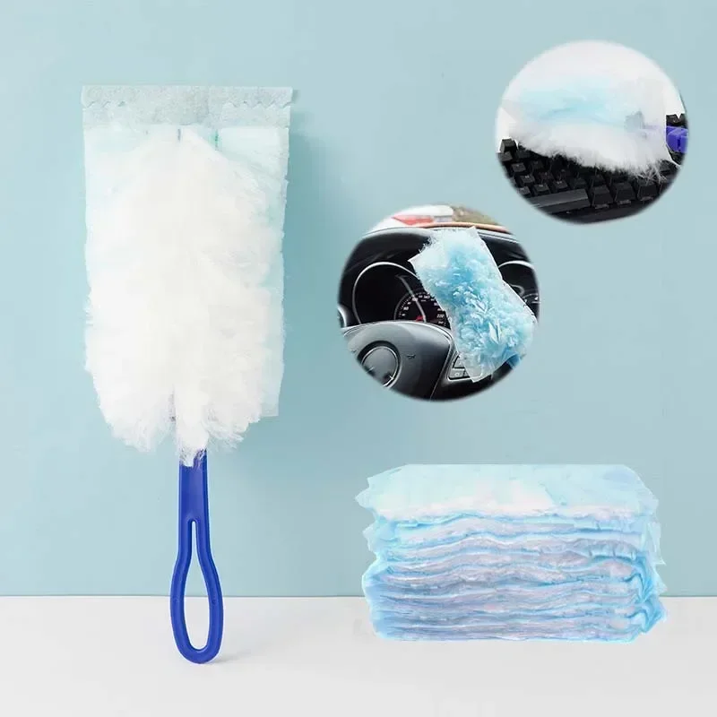 1/10PCS Electrostatic duster for one-time household use, dust cleaning, chicken feather duster