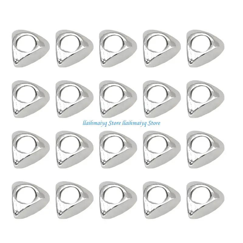 573B Jewelry Spacer Beads with Rounded 3 Mm Metal Bead Separators and 1.5 Mm Hole for Earring and Charm Work