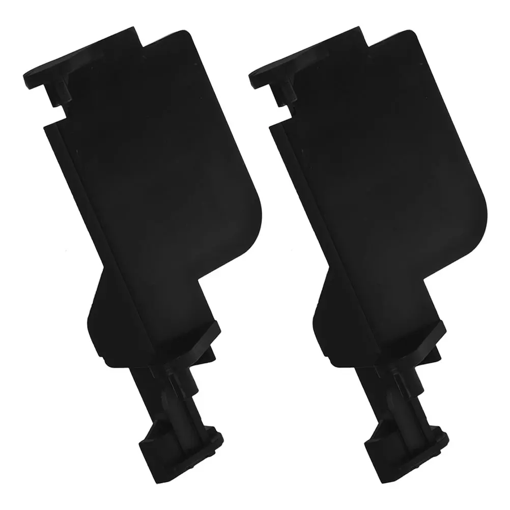 2pcs Microwave Door Stay Switches Black Plastic Easy Installation Compatible Microwave Stay Button Replacement Hardware