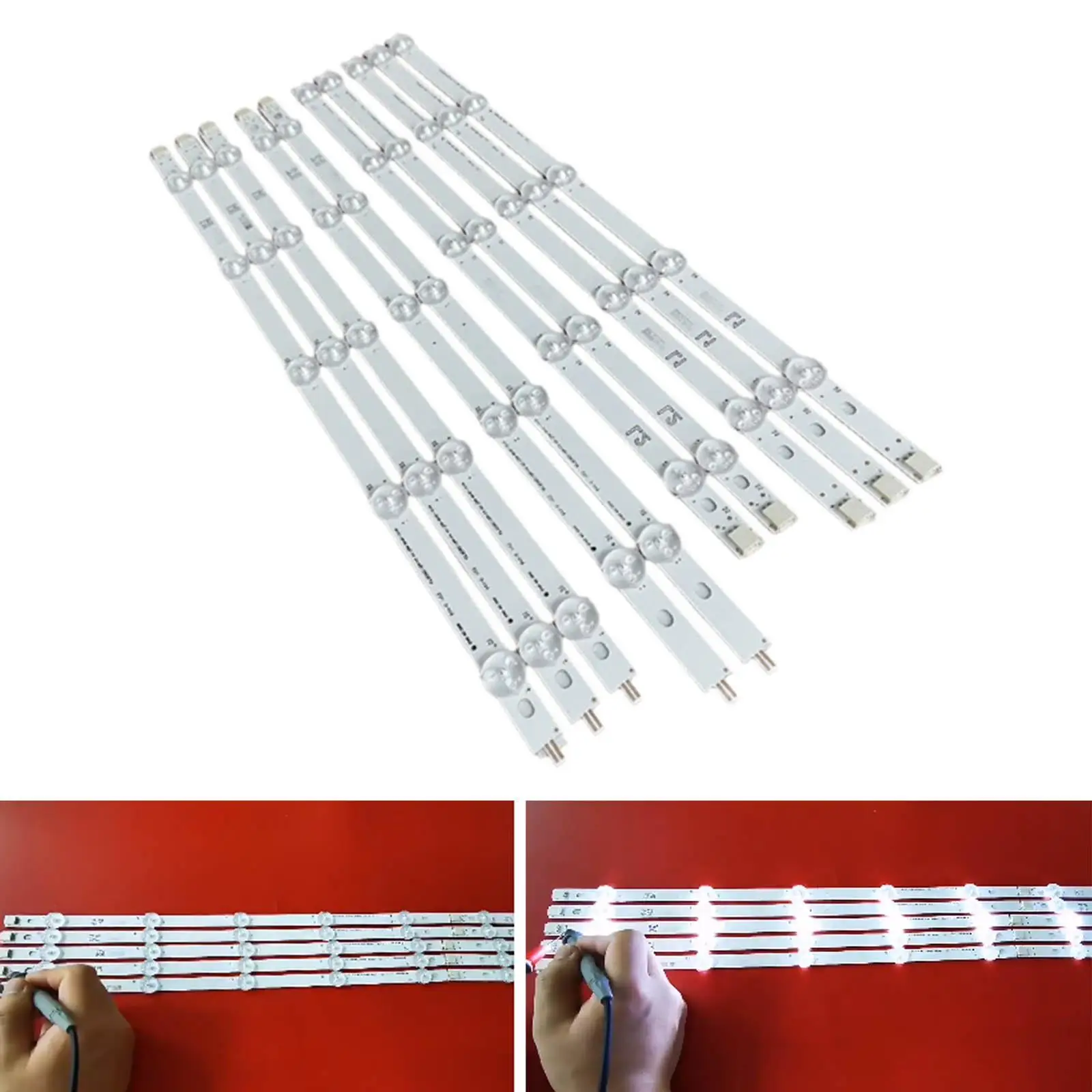 5Pcs TV LED Backlight Strips Light Bar Television Accessory for 42LN5100-cp 42LN549e-ca 42LN5400-cn 42LP360c-ca 42LN6150-cu
