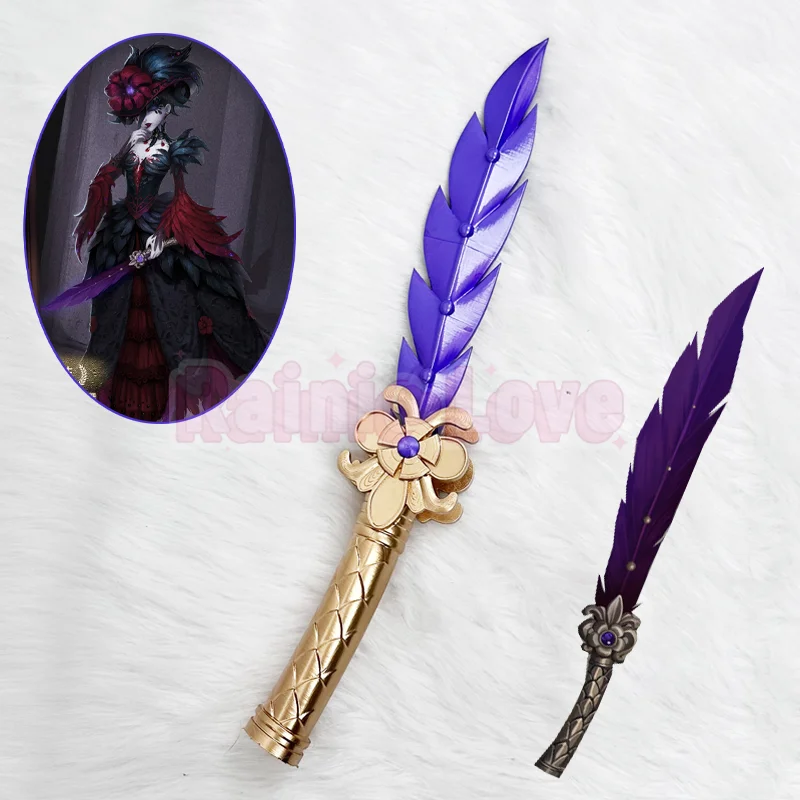 

Game Identity V Barmaid Cosplay Prop Last Dance Outfit Hand Prop Plume For Hallowmas Party Adult Women Men