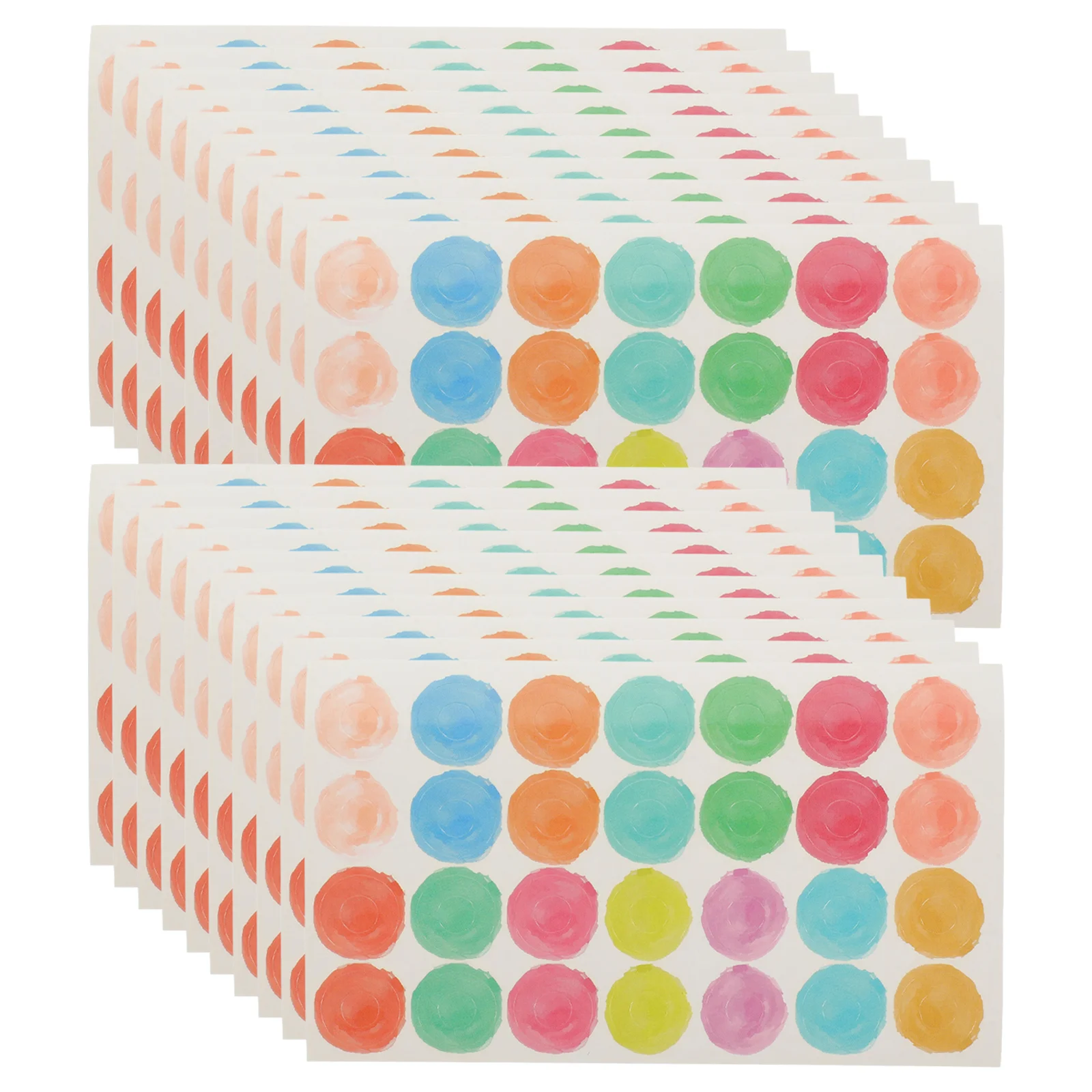 20 Sheets Loose-leaf Hole Patching Stickers Label Reinforcement Labels Paper The Circle Binder Ring