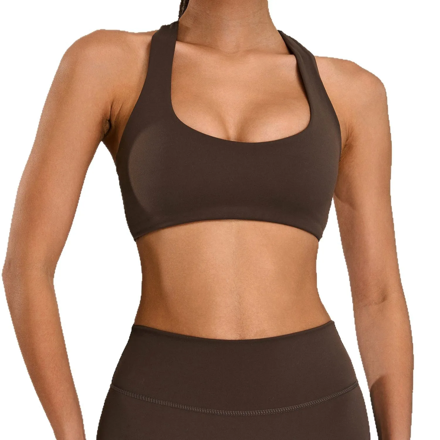 Sujetador deportivo de alta intensidad para mujer, sujetador ajustado de realce para Yoga, a prueba de golpes, para correr al aire libre, Top de Fitness de secado rápido, sujetador Sexy