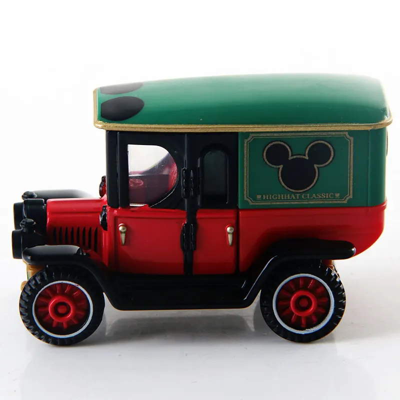 Original TAKARA TOMY Dream Tomica Disney DM-01 Mickey Mouse High Hat Classic Roadster 1/64 Diecast Alloy Model Car Collectible G view 3