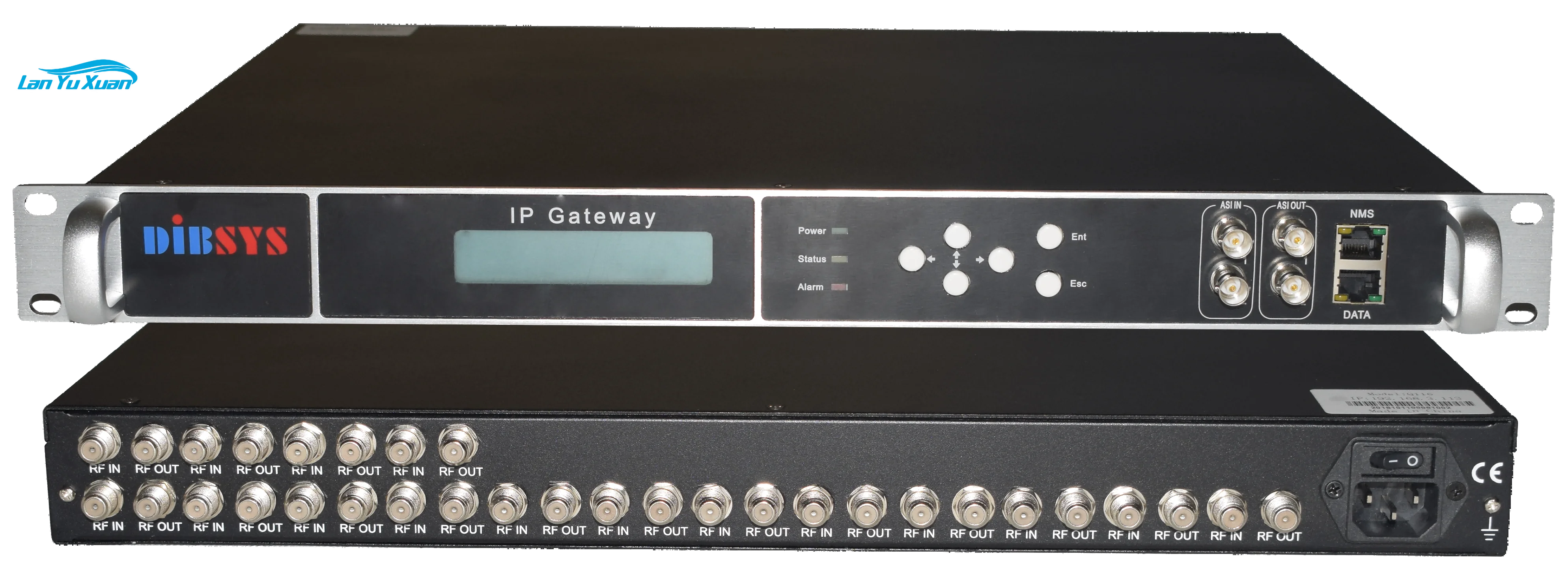 24 fta channel dvb-s2 to Digital DVB-T modulator Reverse T2-MI to TS