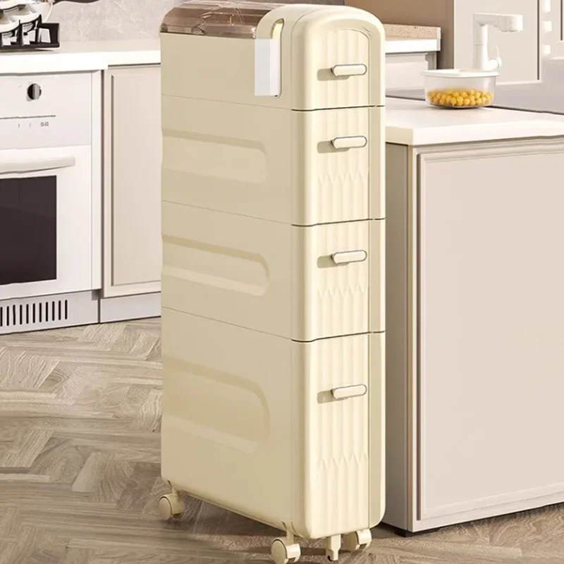 

Luxury Acrylic Bathroom Cabinet Storage Organizer Kitchen Shelves Vanity Cupboard Slim Modern Bar Vestidores Home Furniture