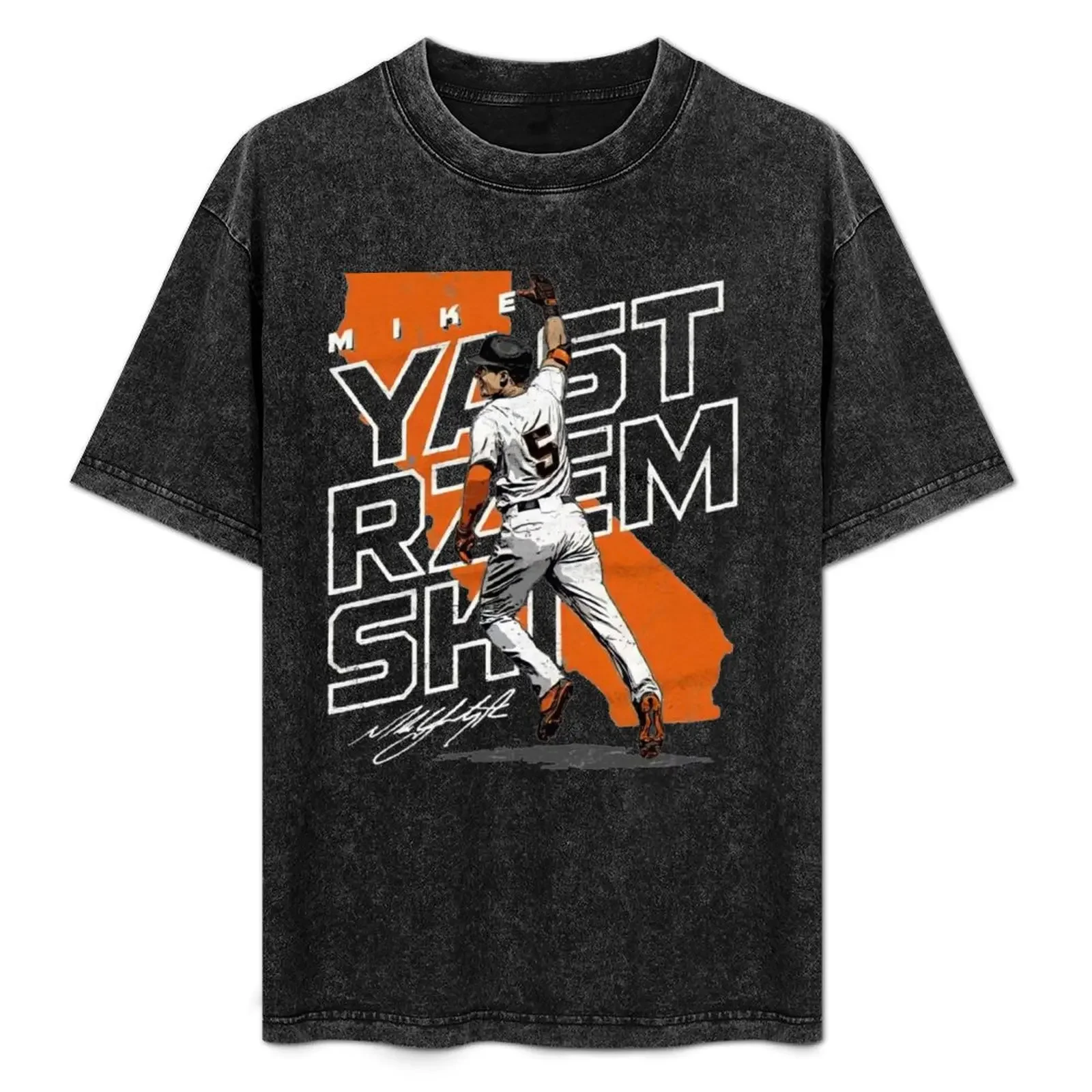 

Mike Yastrzemski T-Shirt basketball graphic tees cute tops plus sizes Men's t shirts