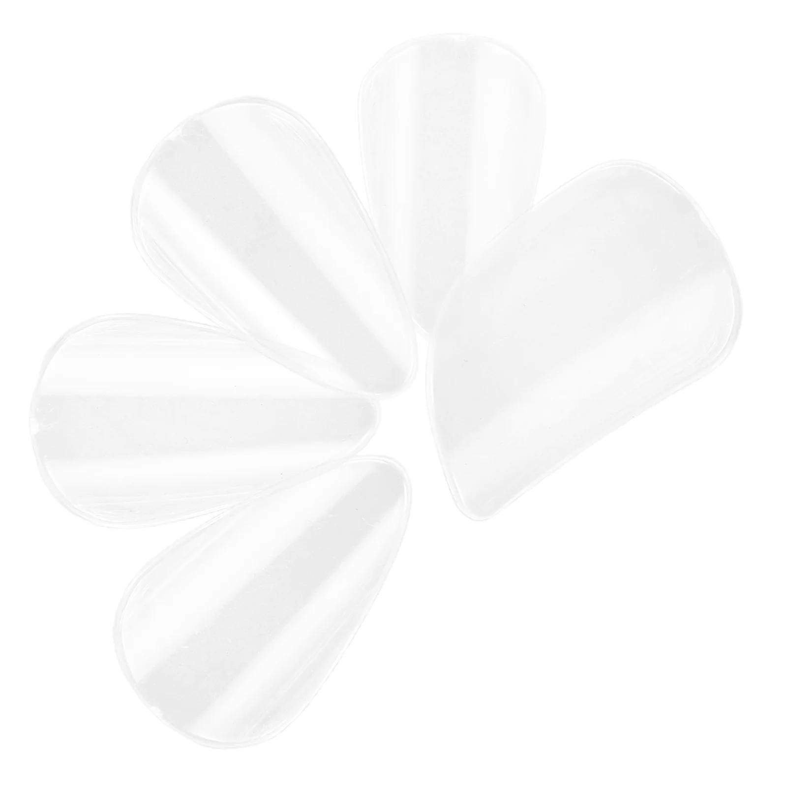 

5 Pcs Children's Pipa Nails Guitar Player Finger Picks for Protectors Aldult Clear Transparent Lute Plectrum