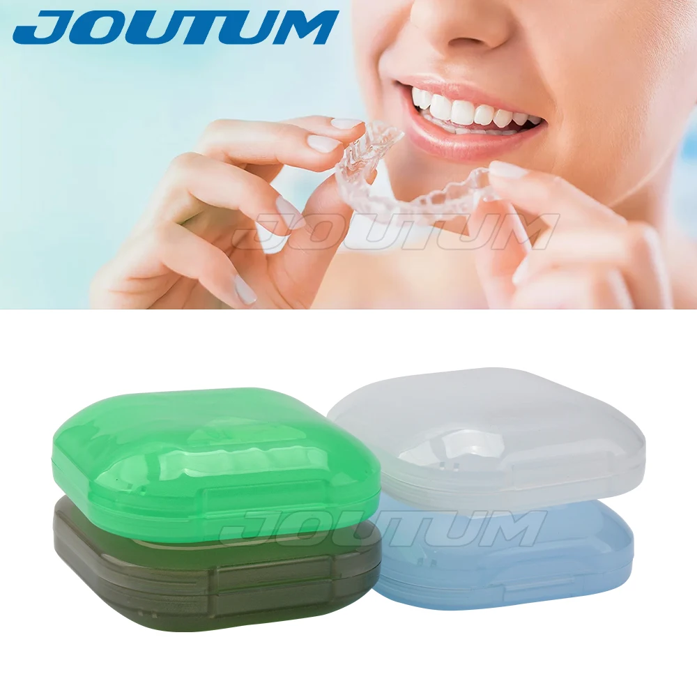 Dental Mouth Guard Case Retainer Case Orthodontic Denture Storage Container transparent Teeth Retainer Box