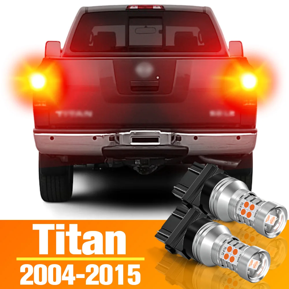 

2pcs LED Brake Light Bulb Accessories For Nissan Titan 2004-2015 2005 2006 2007 2008 2009 2010 2011 2012 2013 2014