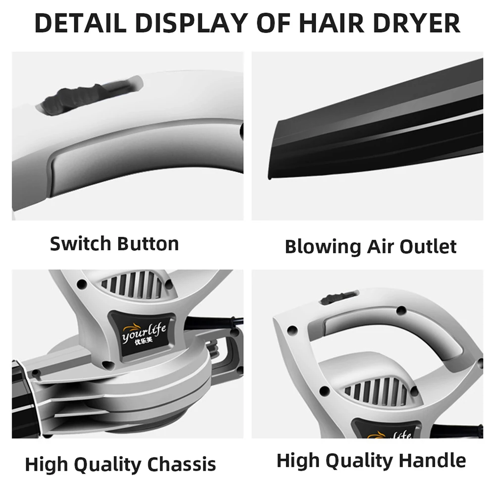 منفاخ الغبار الكهربائي منفاخ الكمبيوتر المنزلي عالية الطاقة مجمع الغبار منفاخ صغير صناعي قوي تنظيف الغبار #5