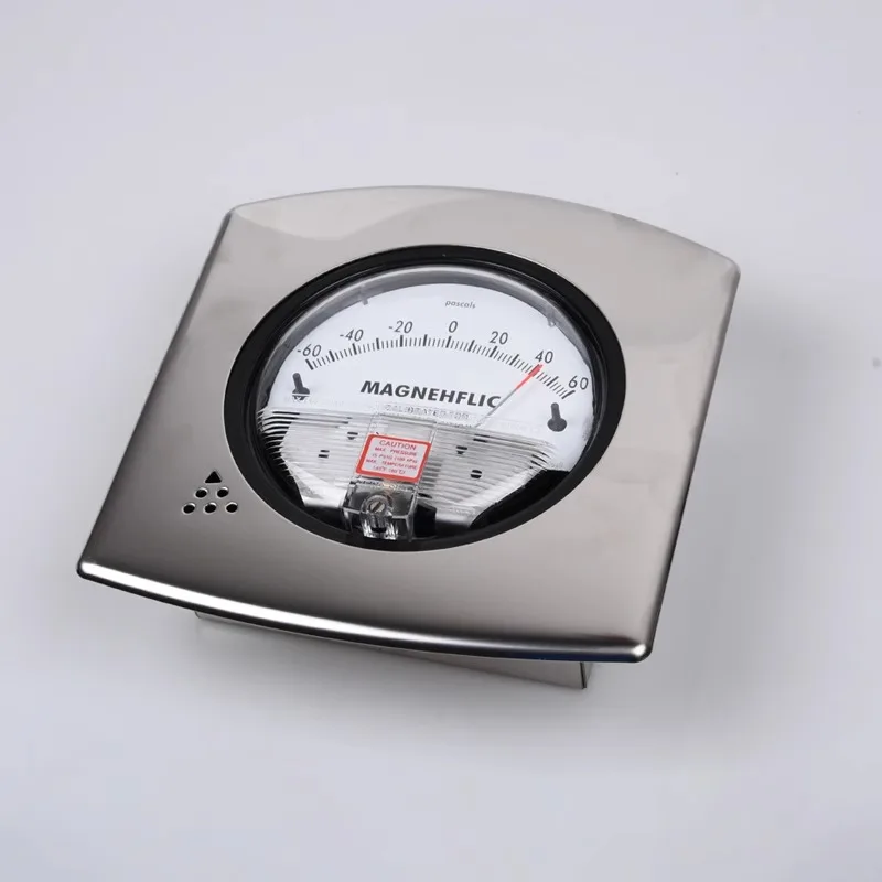 Differential Pressure Gauge Professional Barometer Aluminum alloy mechanic manometer for Medical equipment etc.