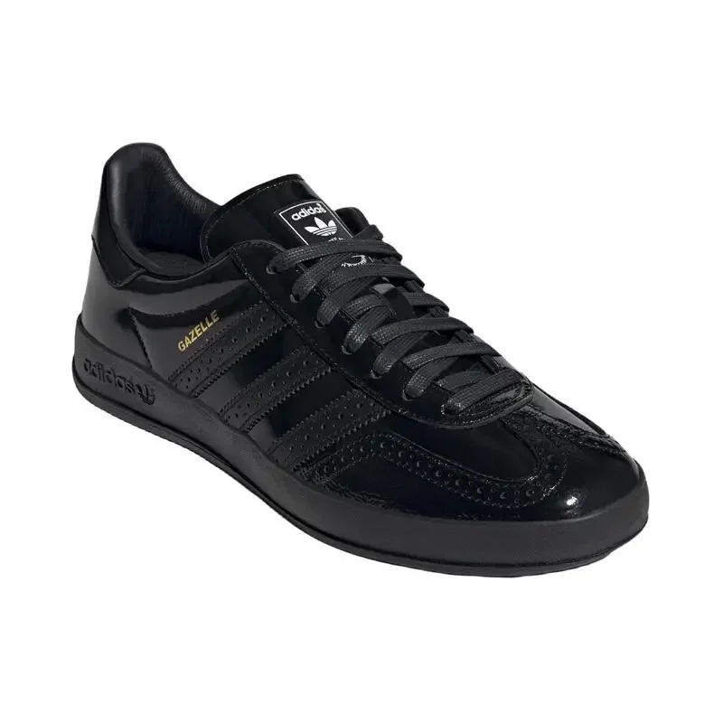 Adidas Originals Gazelle Indoor Men's Women's Skateboarding Shoes Non Slip, Wear Resistant, and Comfortable Training Shoes Black