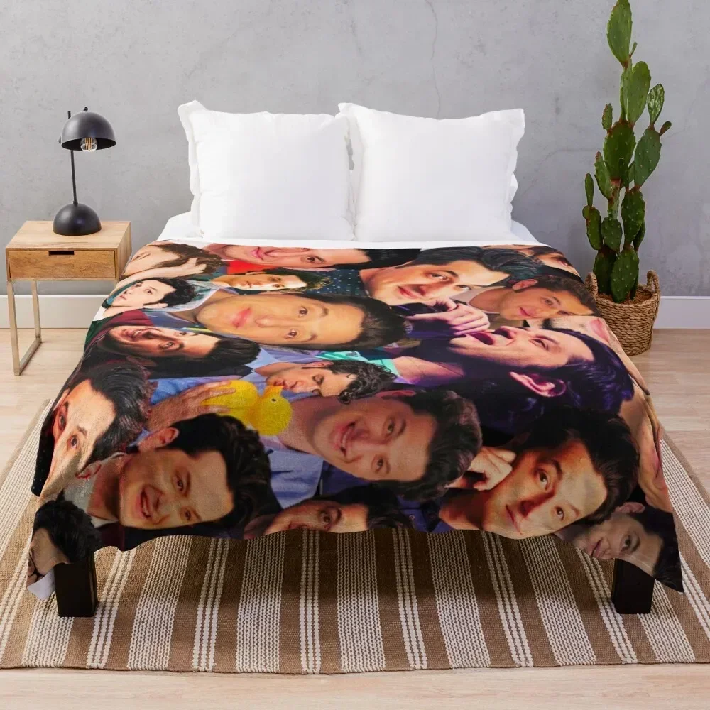 

Ben Schwartz Collage Throw Blanket Soft Solid Color Blanket for Couch Bed