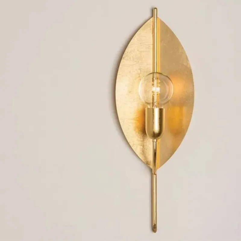 Creative gold foil old bedroom bedside lamp living room background wall decoration