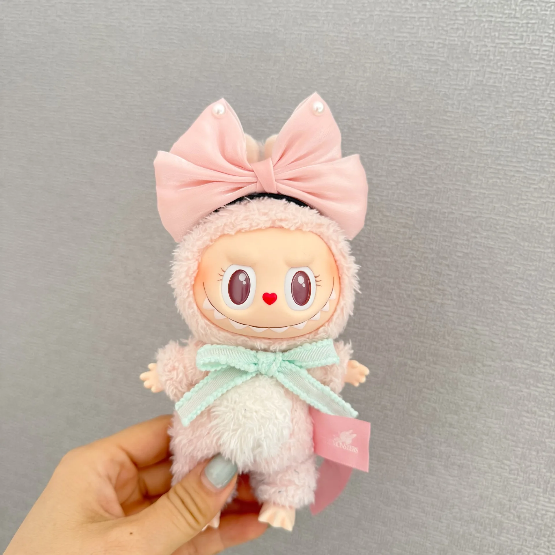 

Multicolor Sweet Headbands For 15cm/17cm Cute Labubu 1st 2nd 3rd Gen Dolls Pearl - Decorated Colorful Bows