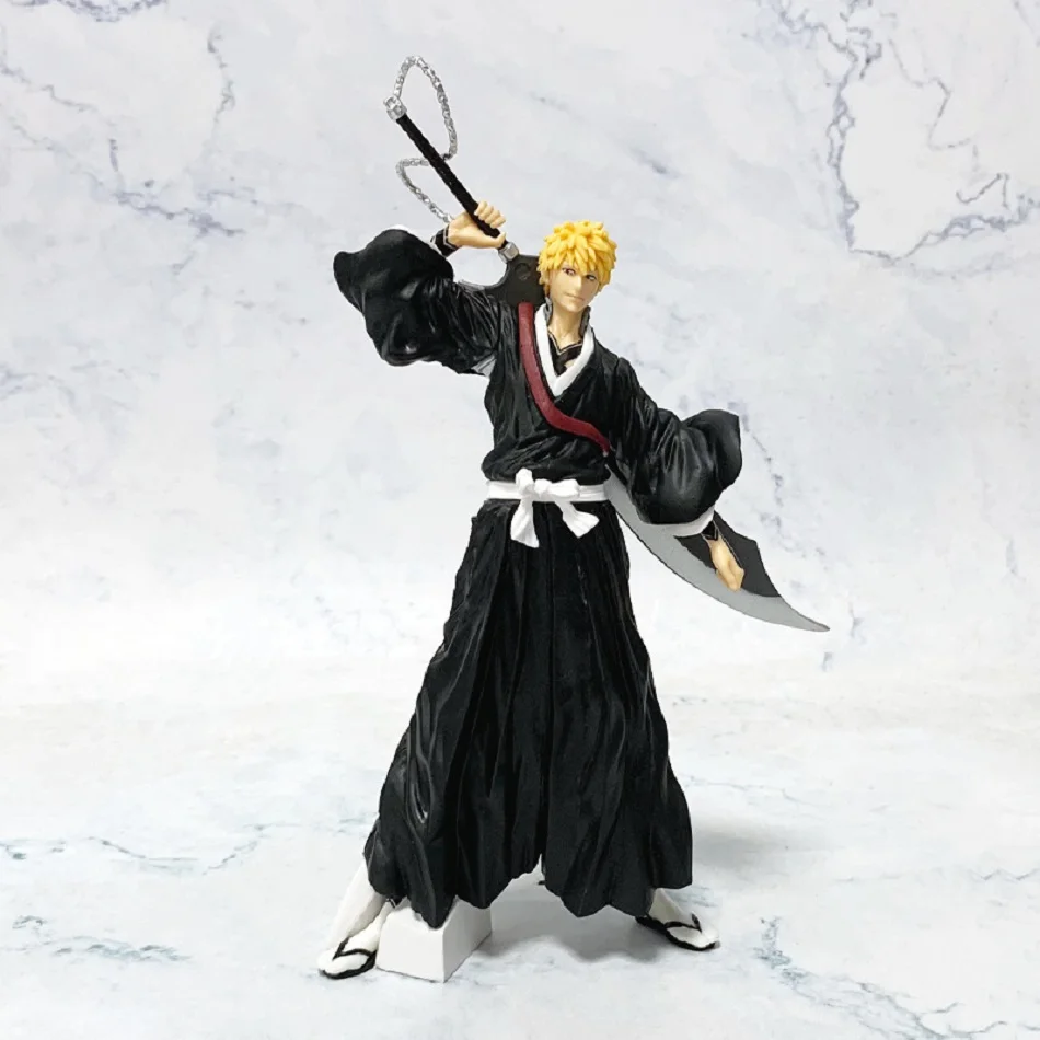 21cm Bleach Anime Figur Kurosaki Ichigo Actionfigur Aizen Sousuke/Hitsugaya Toushirou Figurine PVC-Modell Sammlerstück Geschenk – Detail 3