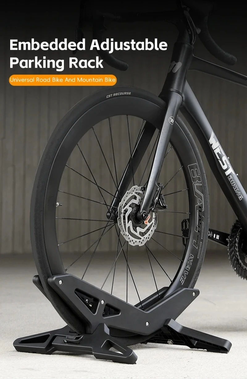 Bicycle Parking Racks Adjustable Anti-Slip ABS Indoor MTB Floor Stand Universal Cycling Storage Road Mountain Bike Accessories