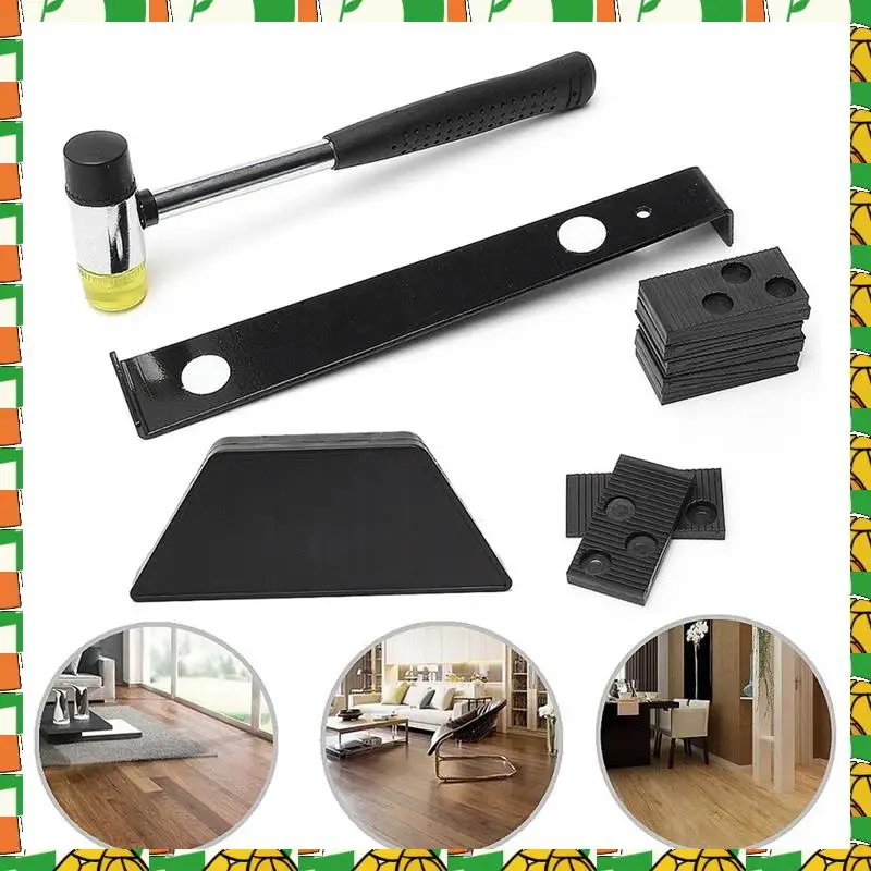 

Wood Laminate Flooring Installation Tool Floor Fitting Kit With 20Pcs Spacers Flooring Tool Set