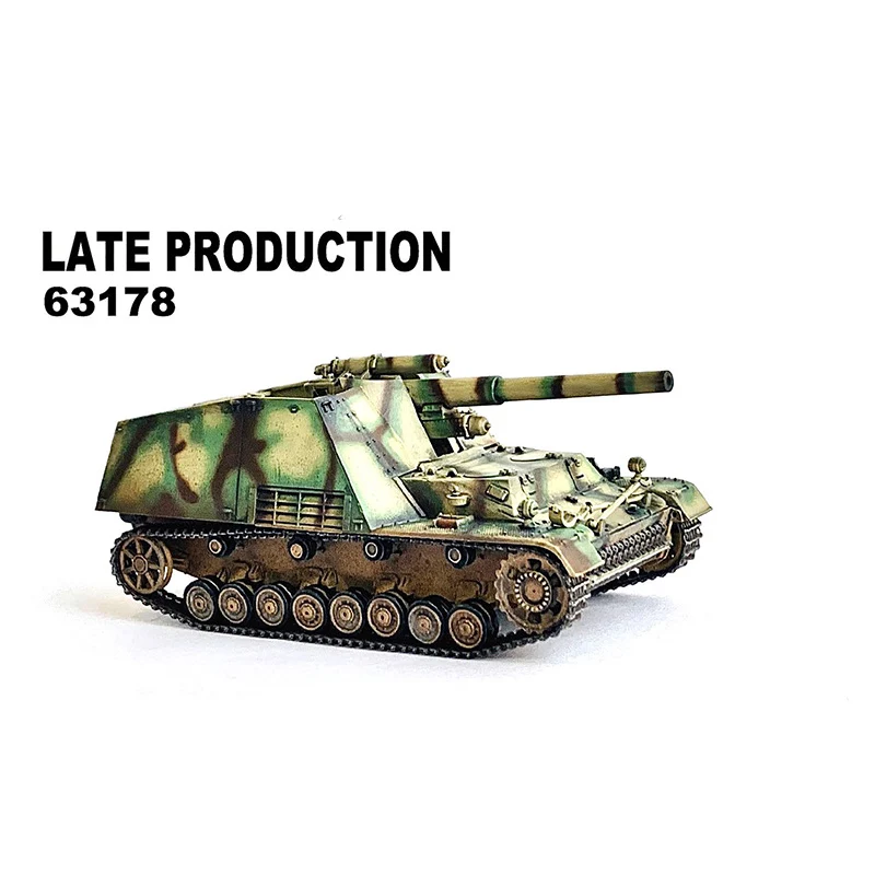 1/72 Scale German Sd.Kfz.165 63178 Simulation Tracked Tank Model Static Display Collectible Ornament Souvenir Decoration