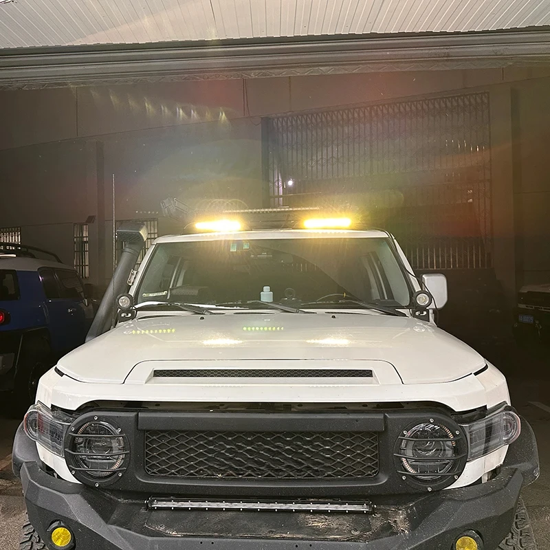 

Factory Hot Selling For FJ Cruiser Roof with LED Spotlights Night Auxiliary Lights Cross-country Searchlight High Beam