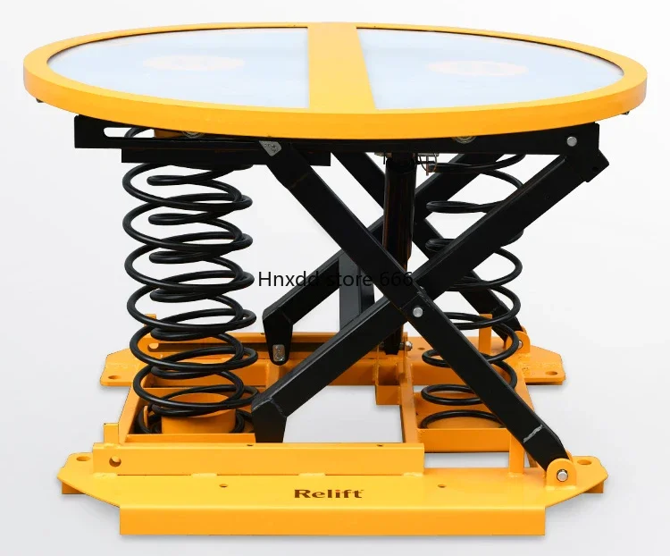 Manual rotating station feeding gravity automatic balance reclaiming truck