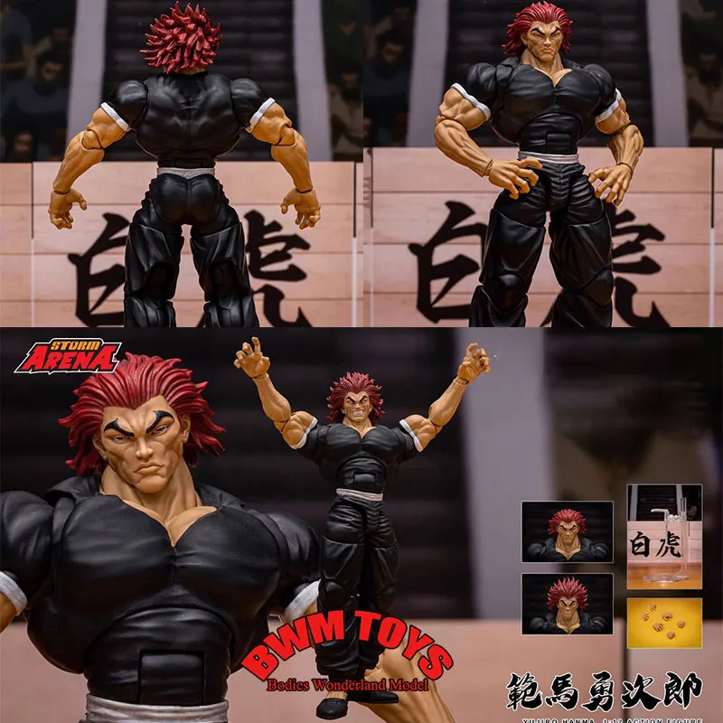 В наличии Storm Toys BHSA02 масштаб 1/12 мужской солдат Hanma Yujiro японская манга фигурка 6 дюймов полный набор коллекция кукол