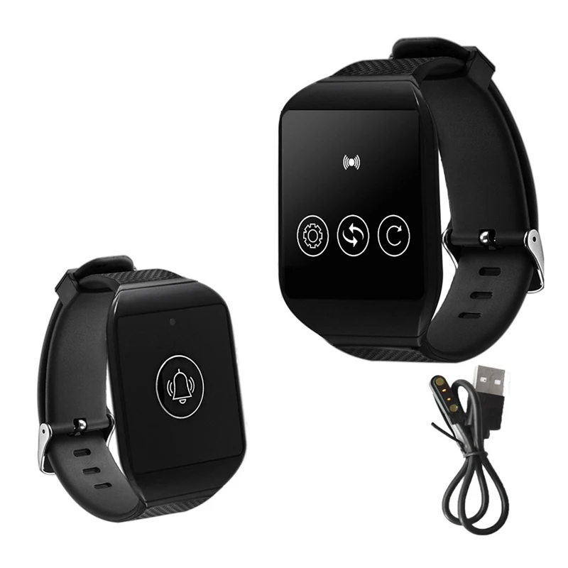 

A30R-690-D1 Wireless Watch Receiver Waiter Call Restaurant Pager For Cafe Dentist Clinic Home