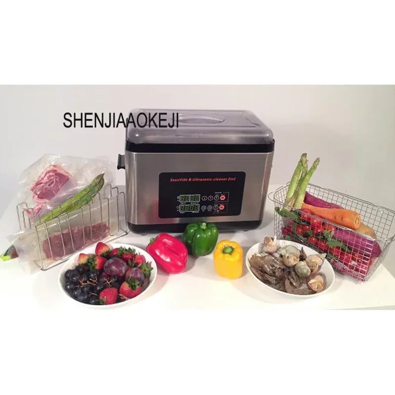 SVU-6LA Ultrasonic cooking machine Molecular cuisine and cleaning a machine for dual purpose low-temperature cooking machine 1pc