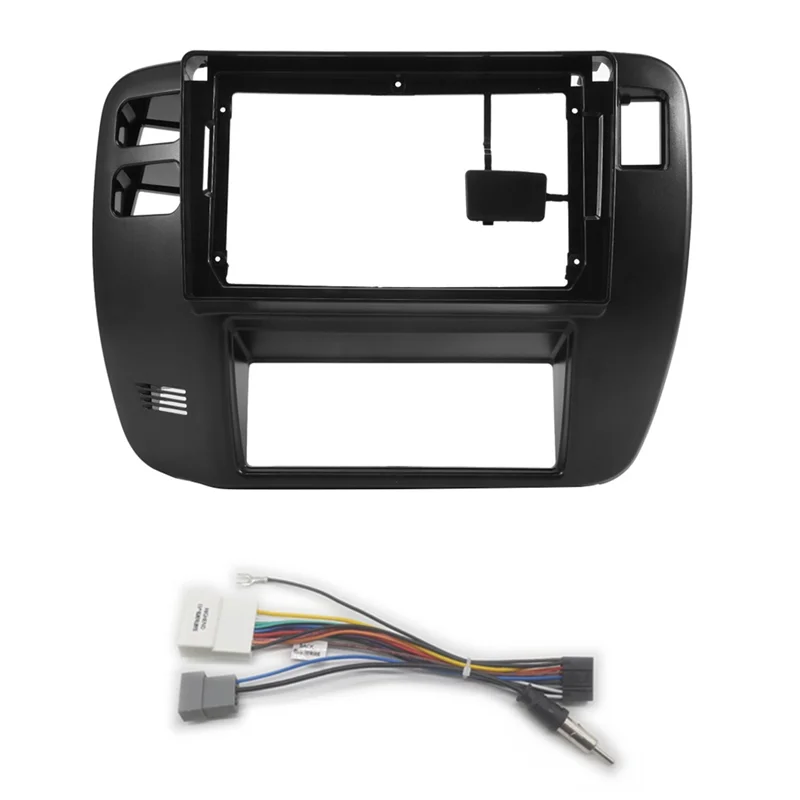 

9 Inch Car Radio Fascia Parts For Nissan Patrol 1997-2005 Video Panel Player Audio Dash 2 Din Frame Dashboard Mount Kit