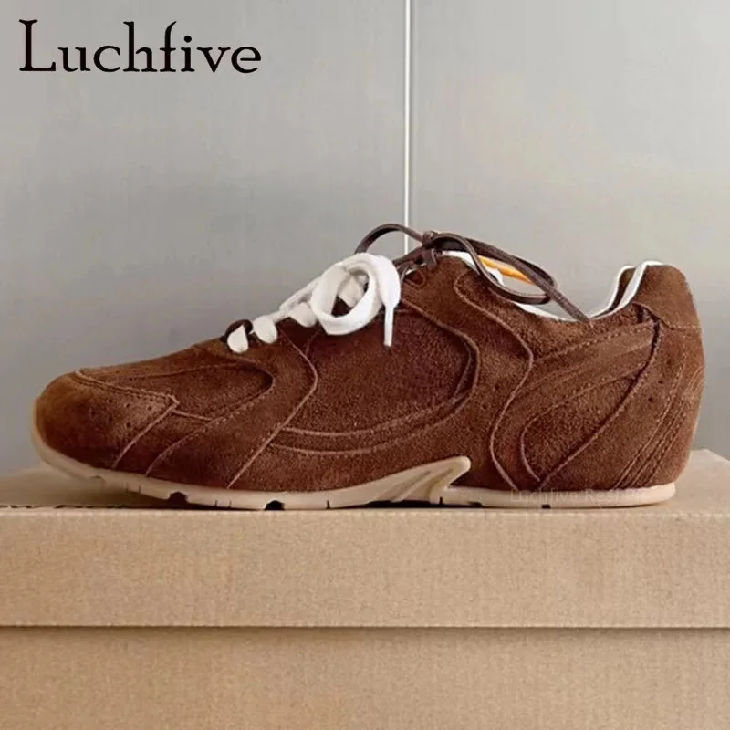 2024 new hot multi-color lace buckle flats women's super-large casual lovers shoes luxury sneakers jogging sneakers sneaker