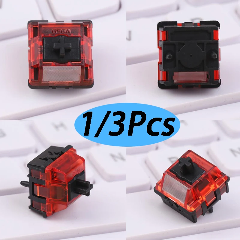 1/3PCS Prelubed Geonworks Raptor HE V2 Switch Hall Effect Switches For Wooting Magnetic Keyboards Adapted To Wooting