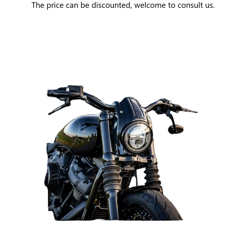 

H-D Night Rod Handlebar New Batwing Fairing For 883 XL1200 Motorcycles Steel Material