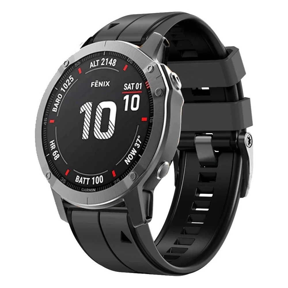 26mm 22mm Silikon band für Garmin Fenix 7x7 6x6 Pro 5x5 plus Riemen 945 Epix Pro Gen 2 47mm 51mm Quick fit Armband Armband
