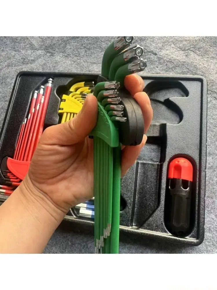 

A2BE Hexagon Wrench Set Spanner Ergonomic Handle For Auto Mechanical Repair Hand