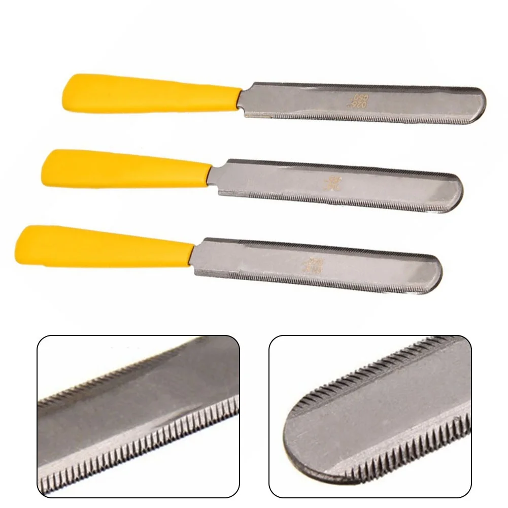 Precision Fretting and Slotting with the 3pcs Set Guitar Nut Files Fret Crowning Tool Kit Essential Luthier Repair