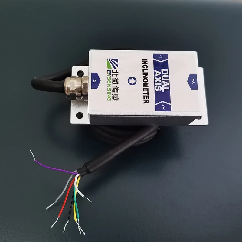 BWL328 Tilt Angle Sensor Dual Axis Inclinometer with Accuracy 0.1 Degree 4-20mA,0-20mA,0-24mA (Optional) 90*40*26 (mm) view 3