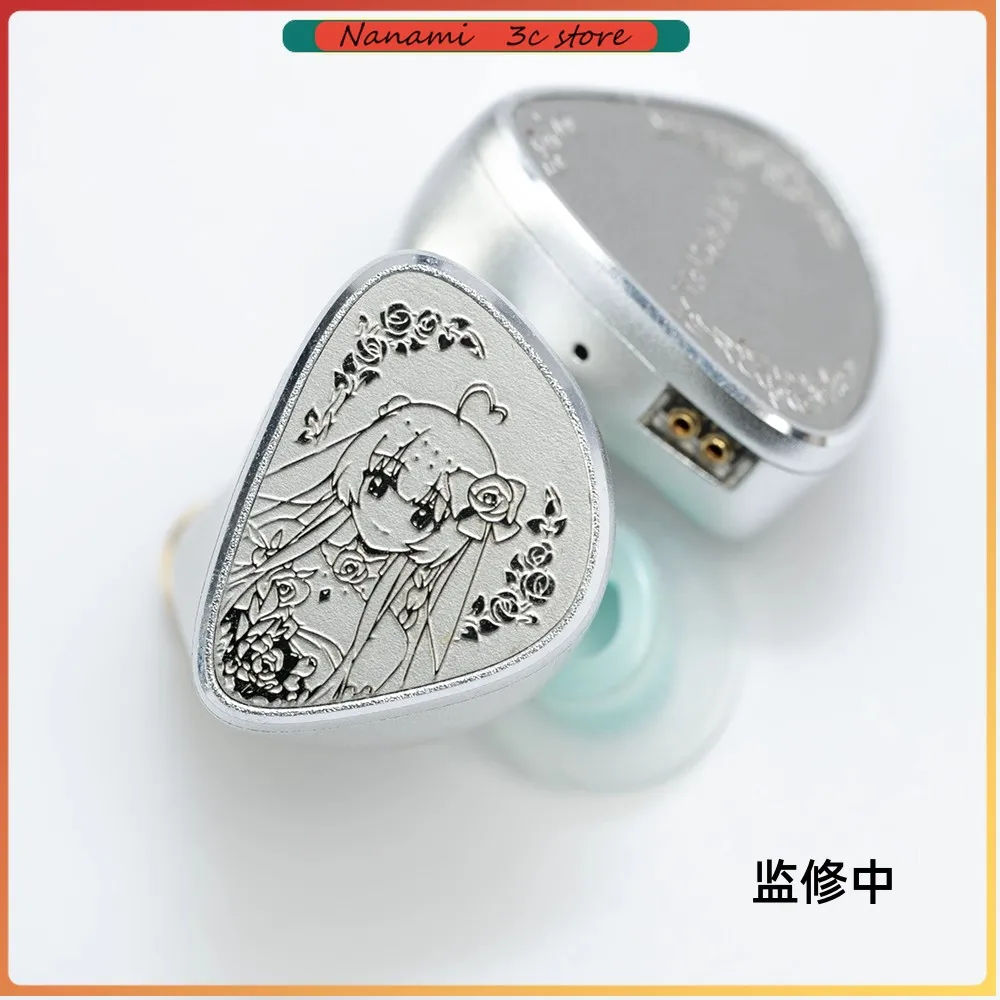 LETECIEL Pure White Oath Wired Earphones - Single Dynamic Dr