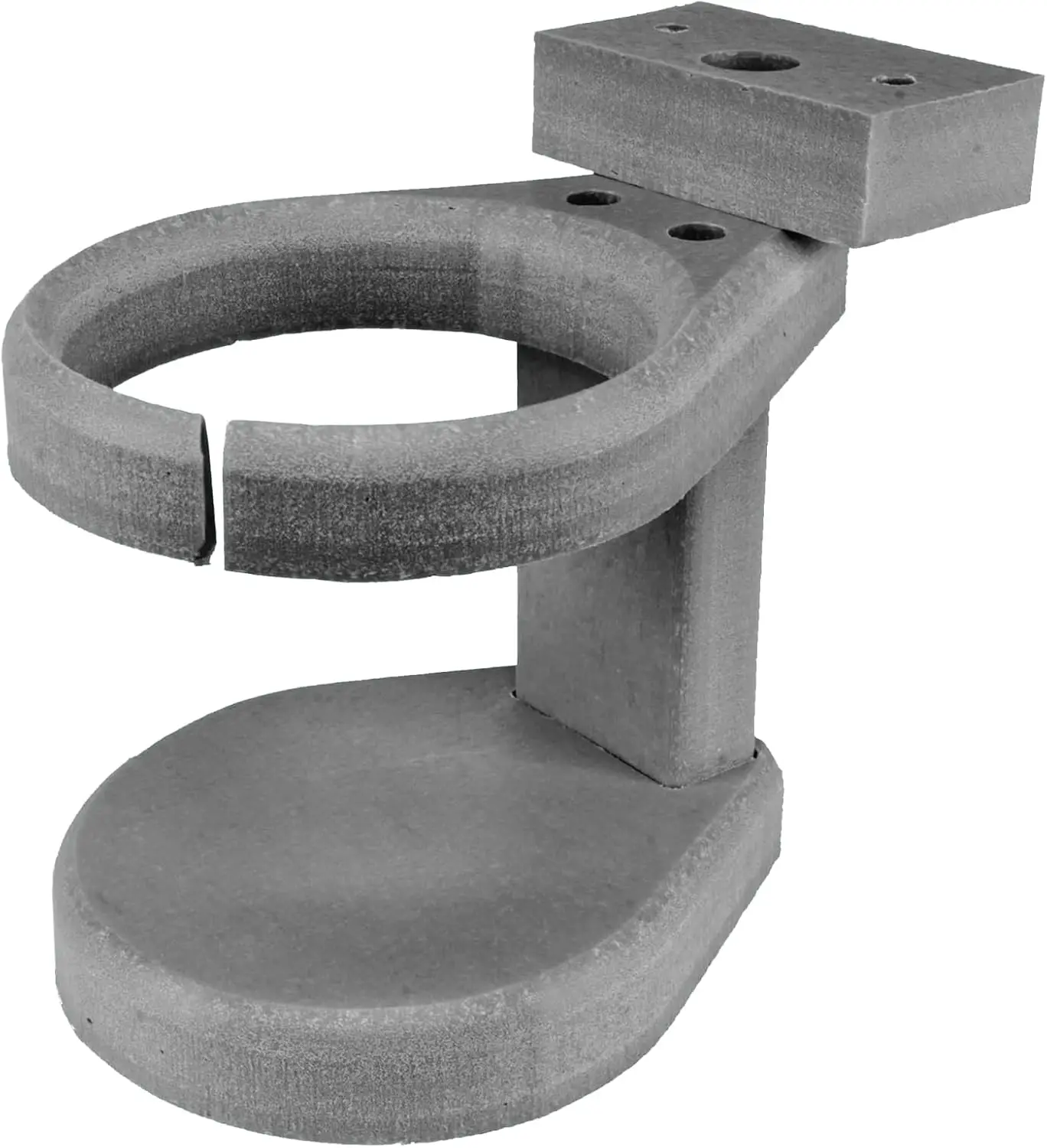 

Adironda Chair Cup Holder Attachment, Durable Poly Lumber, Adjustable, I For Your Outdoor Furniture, Light Grey