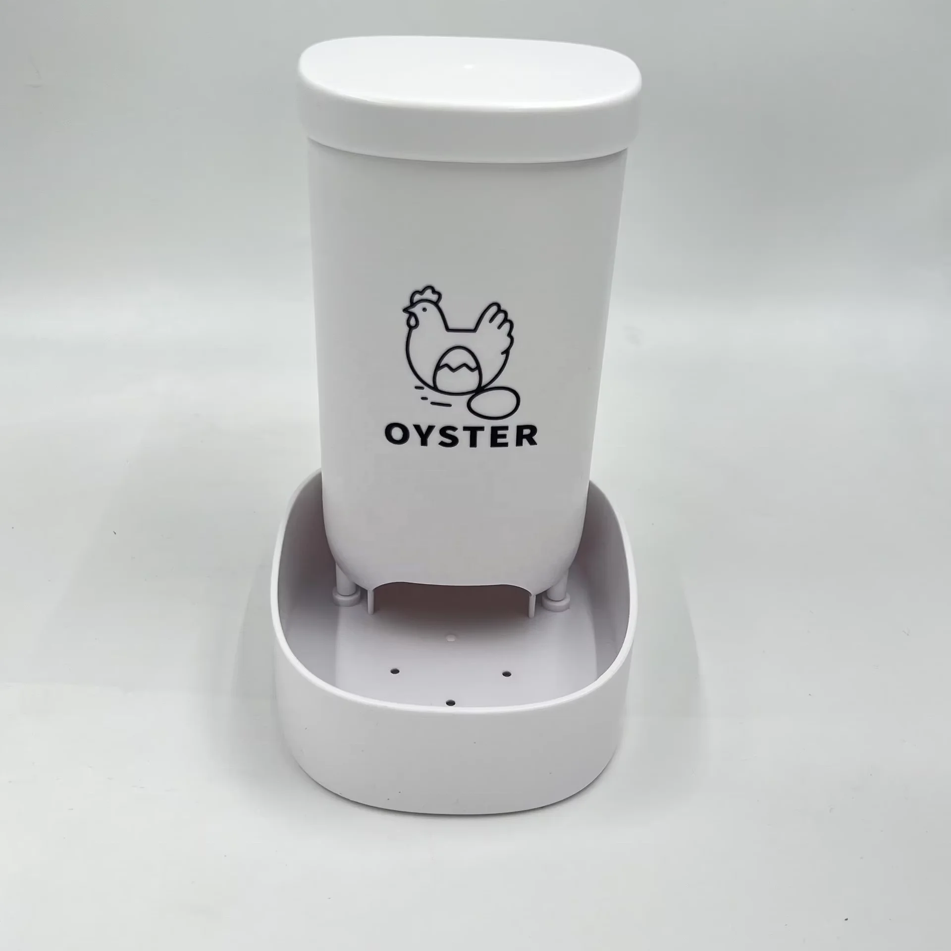 Chicken Oyster Shell Feeder and Grit Feeder Crushed Eggshells Chicken Coop Accessories Automatic Chicken Feeder