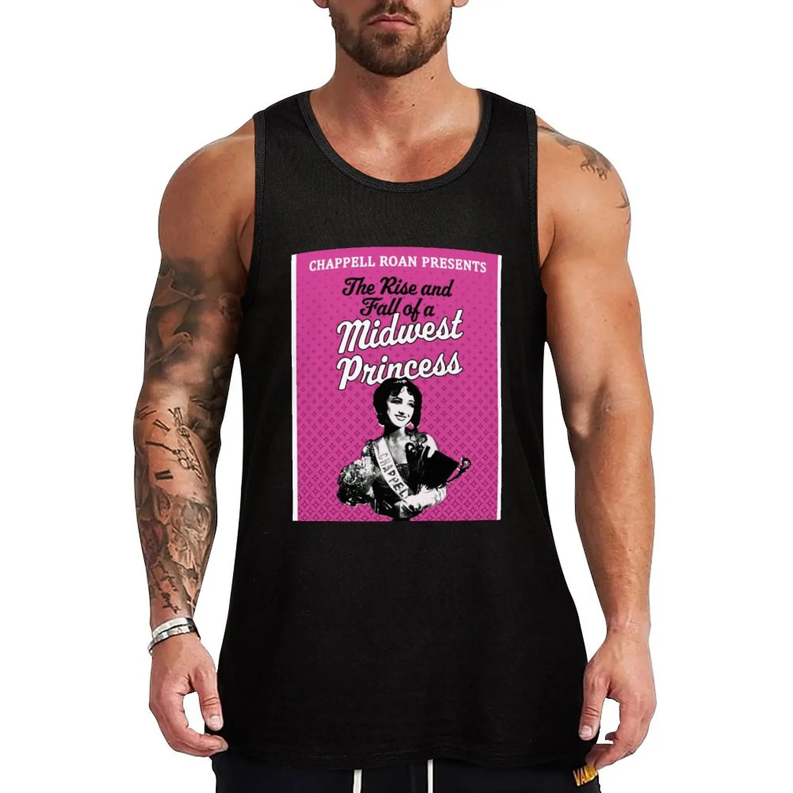 Chappell Roan The Rise and Fall of a Midwest Princess Poster Tank Top Beach Casual Tank Top Loose Fit Sleeveless Summer