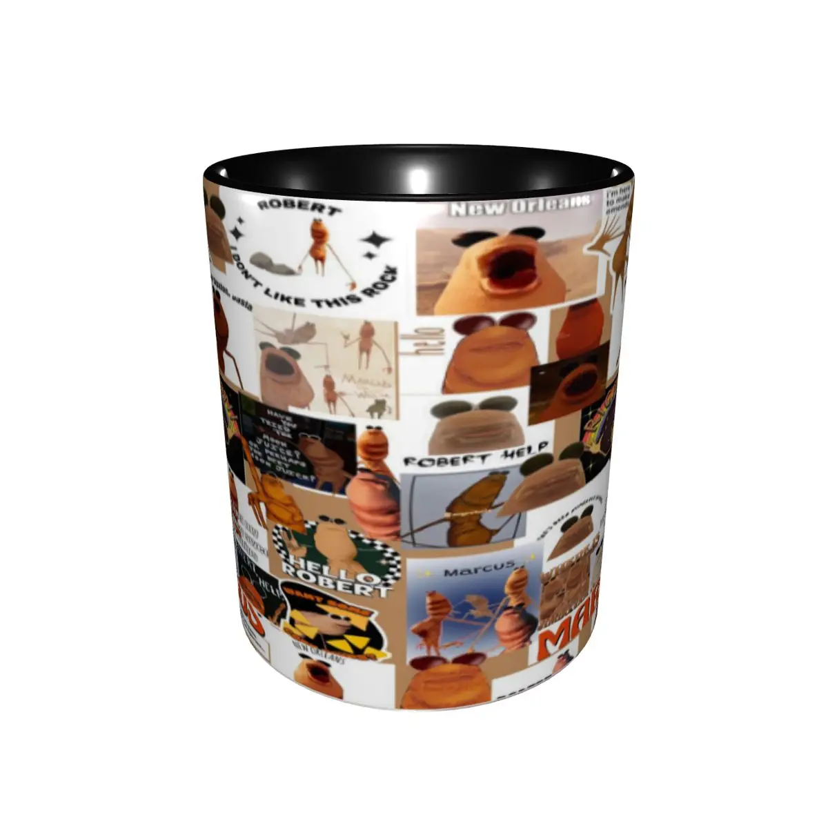 Marcus The Worm Robert Help Merch Coffee Mugs Kawaii Cup Gift For Woman Man