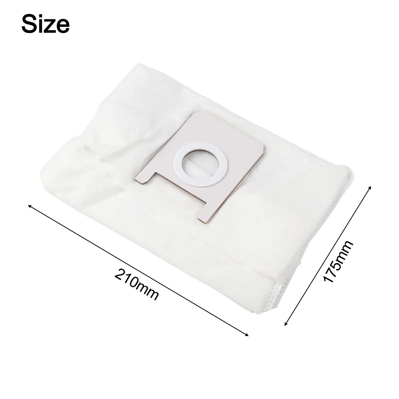 for static Dust Bag Household Cleaner 214x155mm 5PCS Dust Bags Efficient Lock High Capacity Dust Collection  for